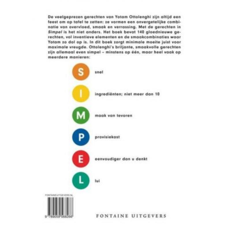 Simpel-NEDERLANDSTALIGE editie-Ottolenghi-incl.verzenden
