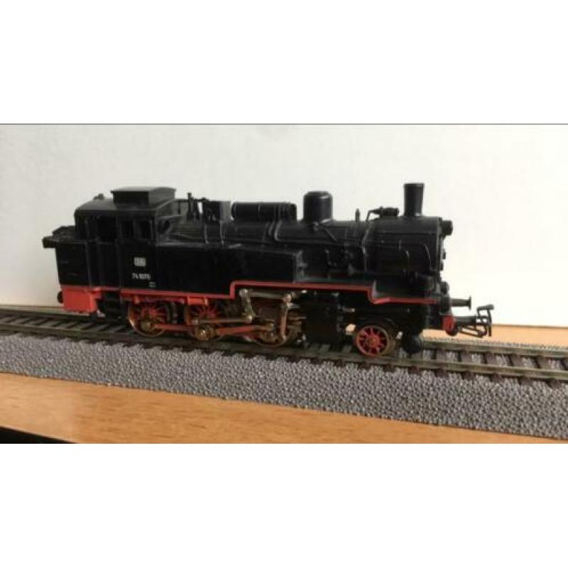 Märklin Stoomlok DB - BR74 1070 (Zwart) - 1:87