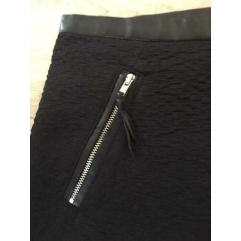 Nieuw zw rok h&m pu leder afgezet 40