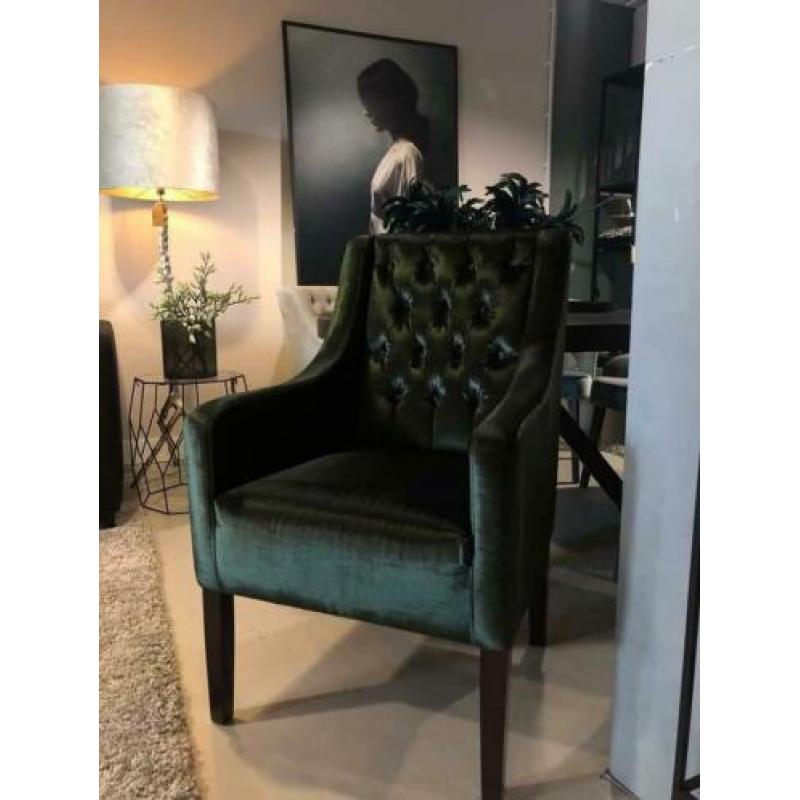 Prachtig set stoelen van Bocx Interiors, showroommodellen