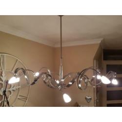 Metalen lamp let