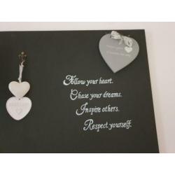 MDF wandbord + gratis decoratie. Homemade