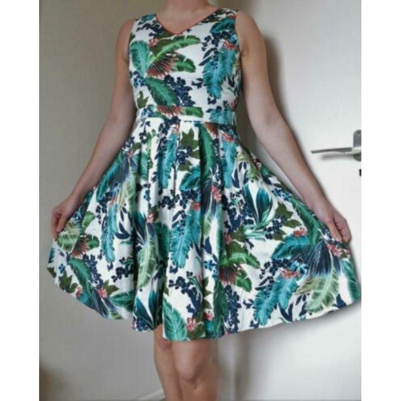 Zomerjurk bloemen, maat M, NIEUW