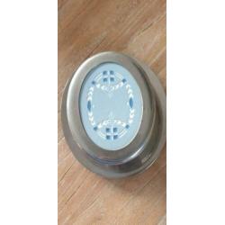 2x Art Deco blik met Villeroy en Boch porseleinen deksel de
