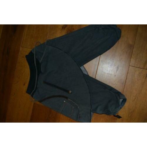 Italiaans origineel capri jeans met overslag, maat S