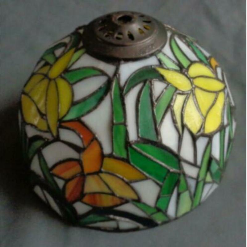 TIFFANY STIJL GLAS IN LOOD lampenkap O18,5xH13cm lamp shade