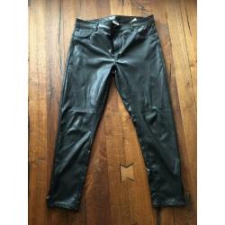 Nep lederen broek maat XL
