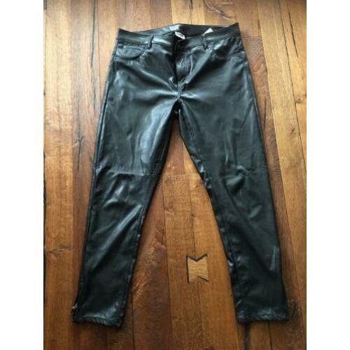 Nep lederen broek maat XL