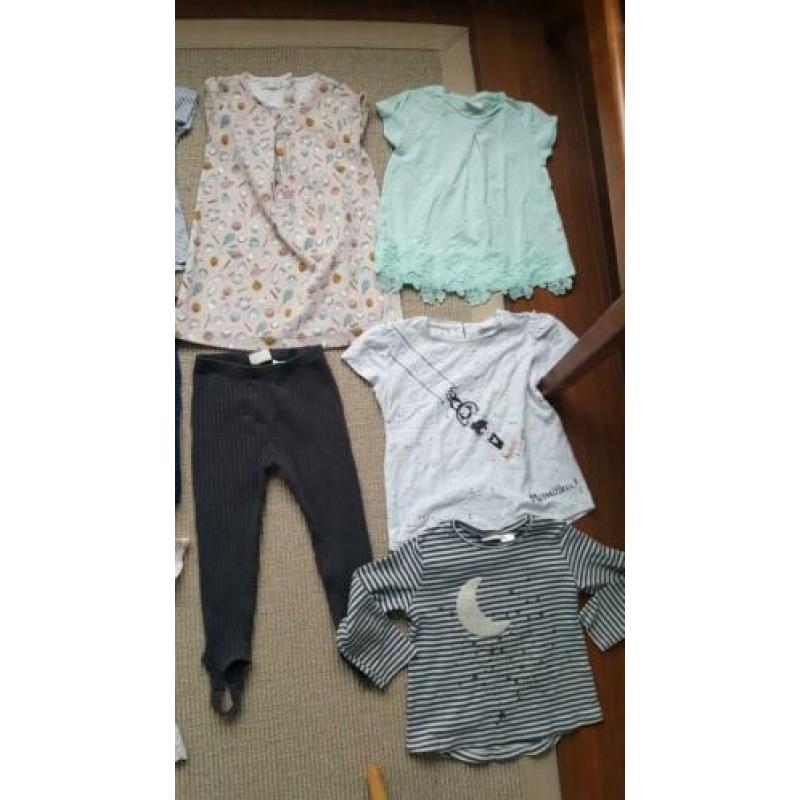11-delig Zara pakket mt 104: jurk, broek, shirt, longsleeve