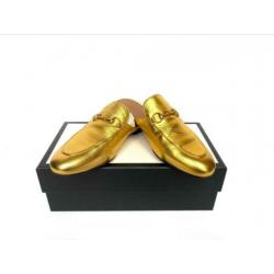Gucci Princetown 38 gold