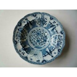 Mooi Blauw Chinees Bordje 14 cm.
