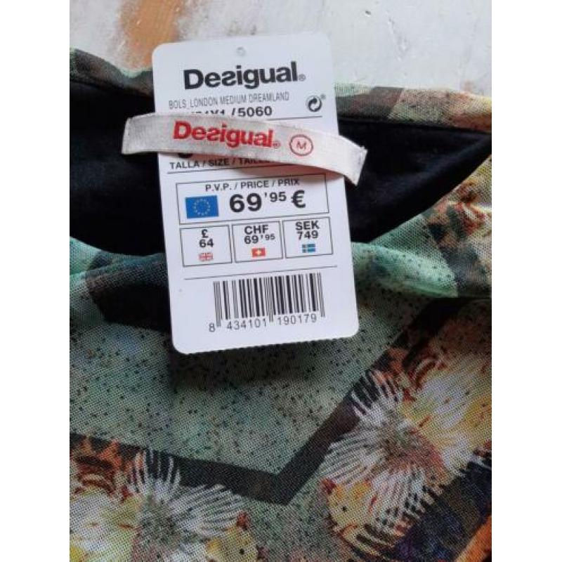 Nieuw Desigual jurkje 38 zomers kleurrijk