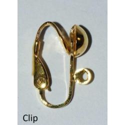 Hart oorbellen met clips, haakjes of stekers (H0881)