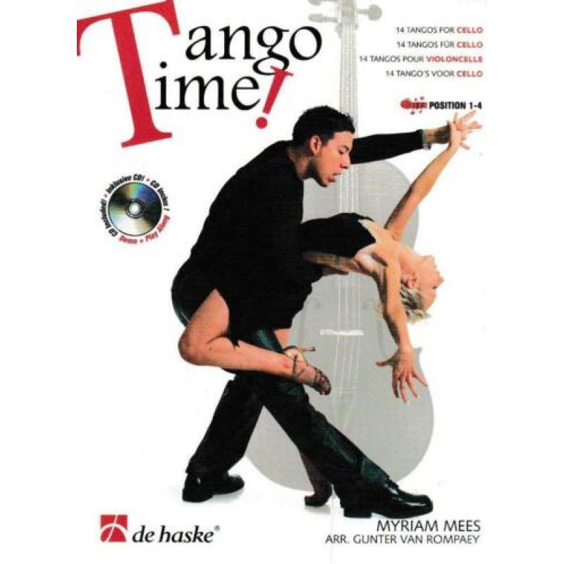 Tango Time 14 Tangos voor Cello met CD (x409)