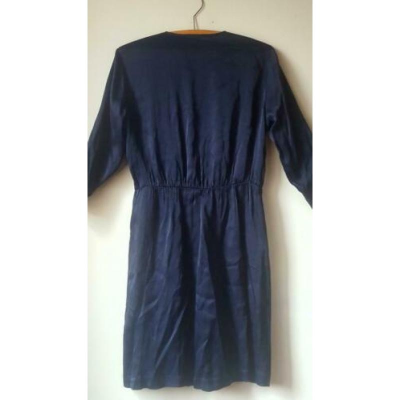 Storm & Marie nachtblauwe wax jurk maat 40