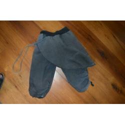 Italiaans origineel capri jeans met overslag, maat S