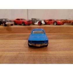 Hotwheels '67 Ford Mustang Blauw