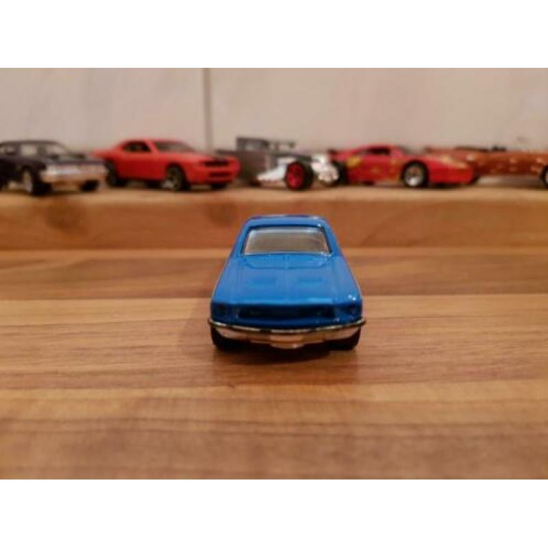 Hotwheels '67 Ford Mustang Blauw