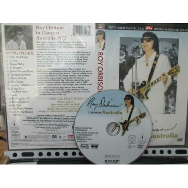 ROY ORBISON. Live From AUSTRALIA 1972