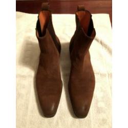 Santoni - Maat 6,5 - Kleur bruin suede - Nieuw!!!