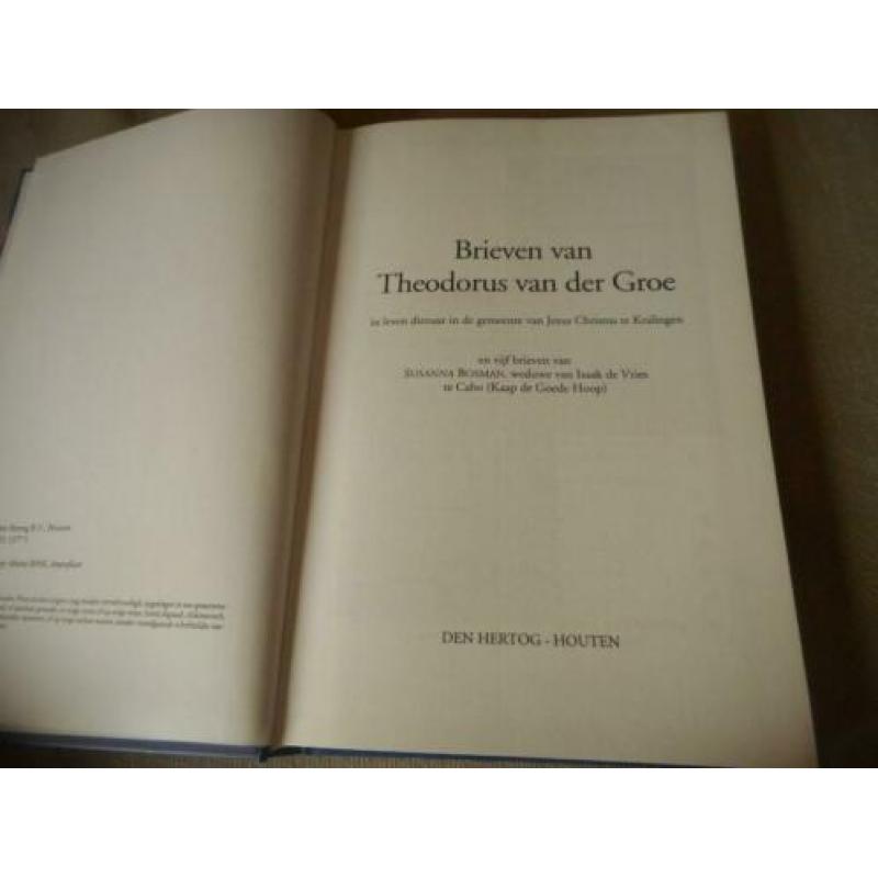 Brieven van Theodorus van der Groe
