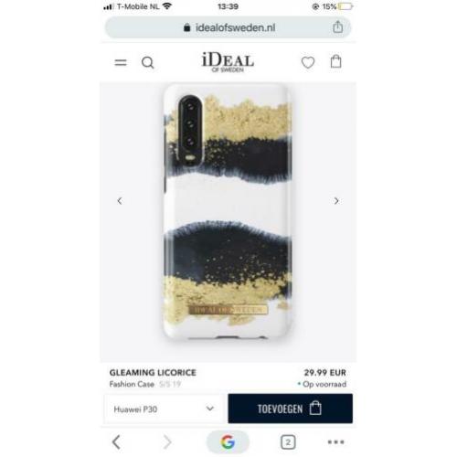 IDeal of Sweden Hoesje voor Huawei P30