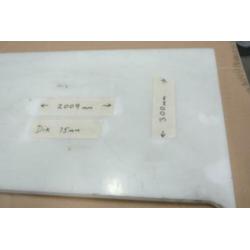 Diverse afmetingen platen PE