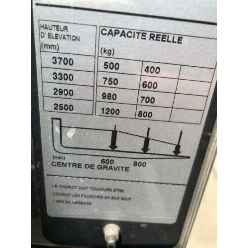 BT 7SM12F 1200KG 3.70METER Stapelaar heftruck Bt 7SM12F Stap