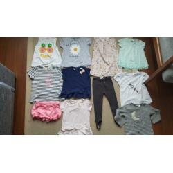 11-delig Zara pakket mt 104: jurk, broek, shirt, longsleeve