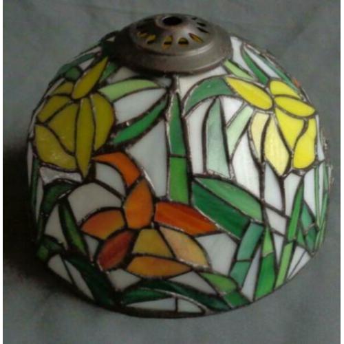 TIFFANY STIJL GLAS IN LOOD lampenkap O18,5xH13cm lamp shade