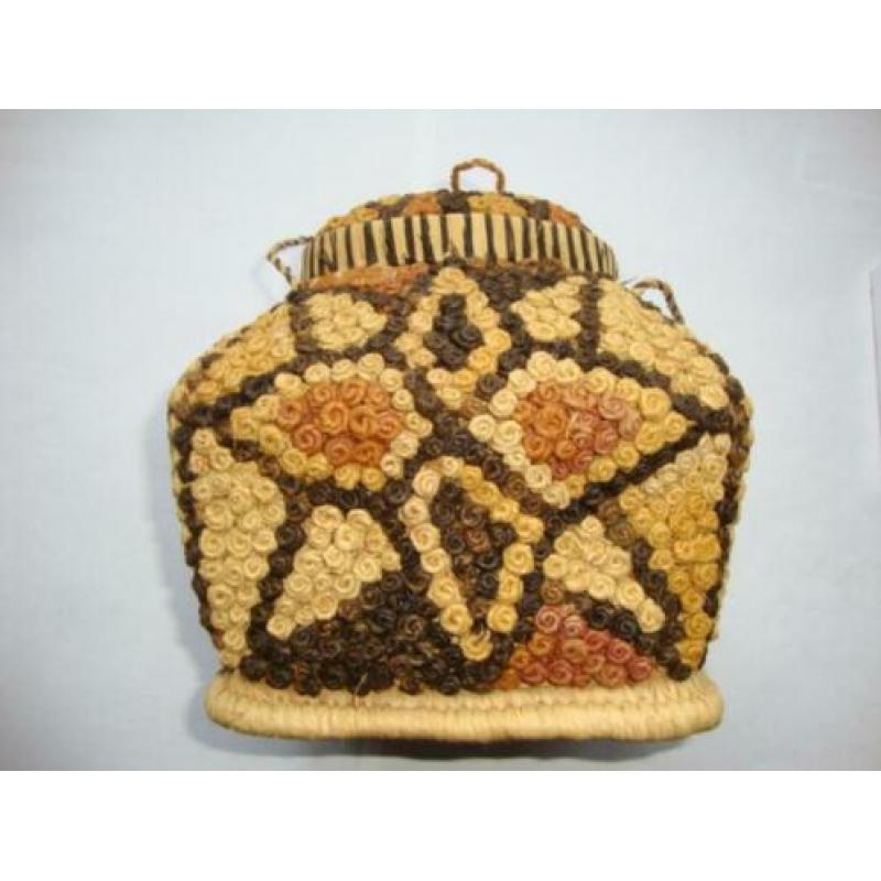mandje van riet , rieten tasje , retro mandje , vintage