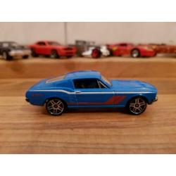Hotwheels '67 Ford Mustang Blauw