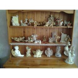 Grote engeltjes verzameling + buffet kast (+- 300 stuks)