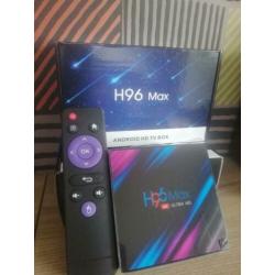 Nieuw H96 MAX RK3318 2 GB RAM 16GB ROM 5G WIFI Bluetooth 4.0