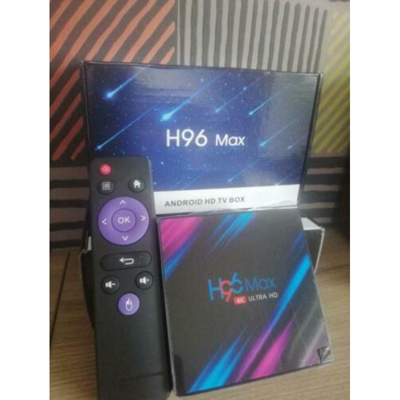 Nieuw H96 MAX RK3318 2 GB RAM 16GB ROM 5G WIFI Bluetooth 4.0