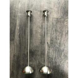 2 ikea kandelaars