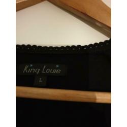 King Louie cross dress zwart maat L