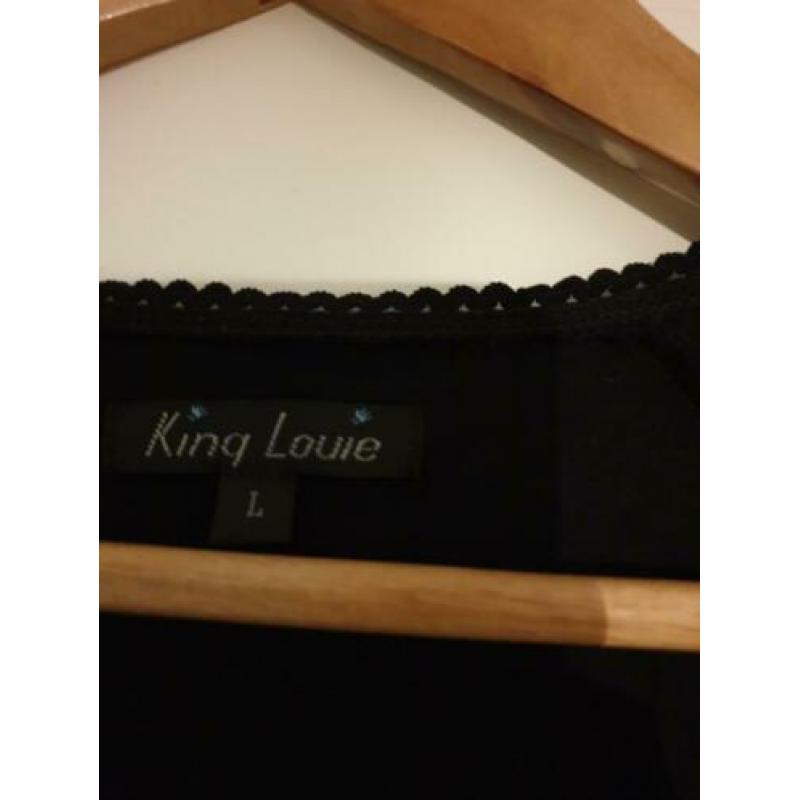 King Louie cross dress zwart maat L
