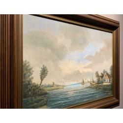 Zicht op de IJssel van D van Dijk