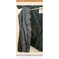 Zwarte winter jas maat s