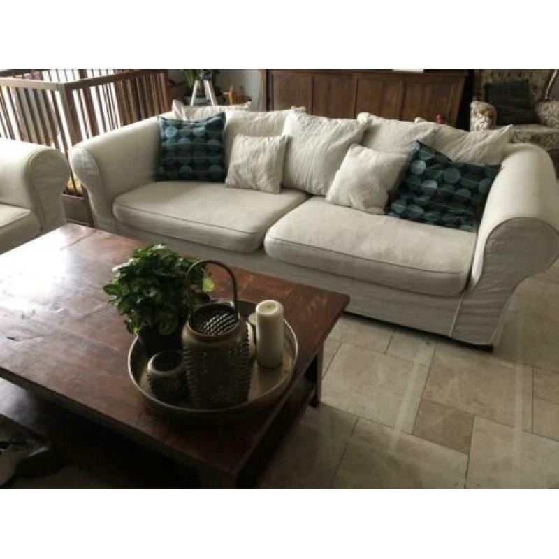 Trendhopper Loungebank en Loveseat crème