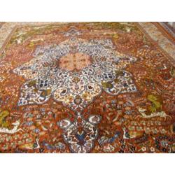 Handgeknoopt Perzisch Tapijt/Kleed Tabriz Maat:1.90X2.75,cm