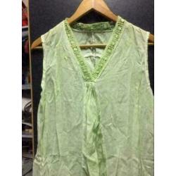 Lime groen tuniek , maat: l
