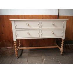 Brocante ladekast dressoir tvkast vintage antiek engels
