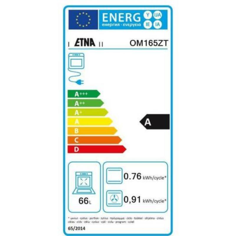 ETNA inbouwoven OM165ZT - 60 cm van € 279 NU € 189