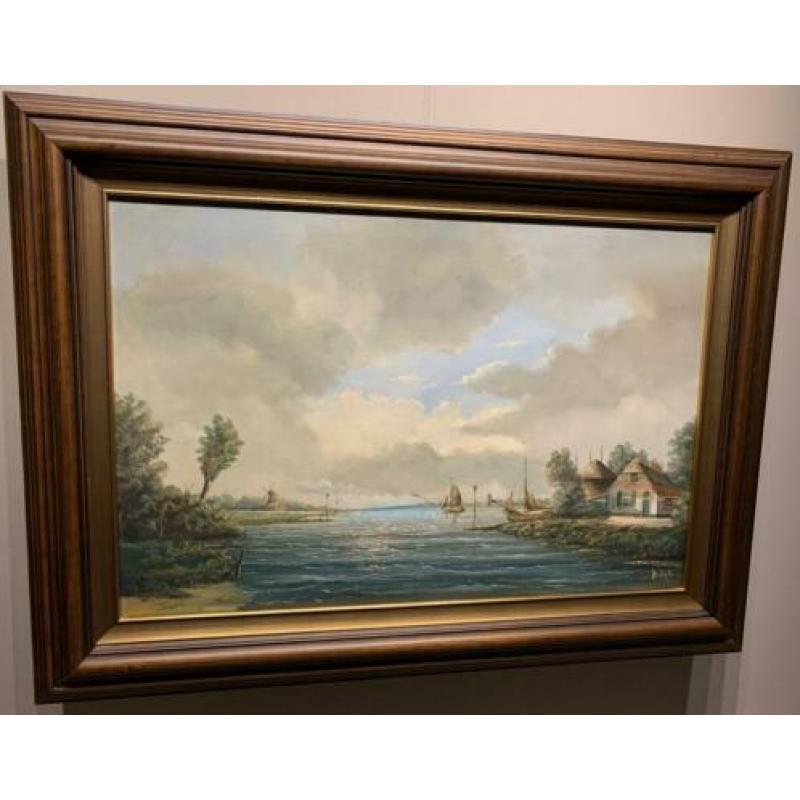 Zicht op de IJssel van D van Dijk