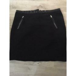Nieuw zw rok h&m pu leder afgezet 40