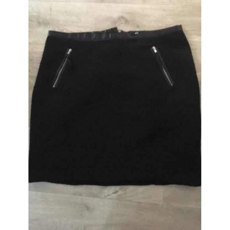 Nieuw zw rok h&m pu leder afgezet 40