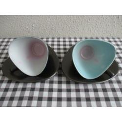 Vintage Kop en Schotels Retro