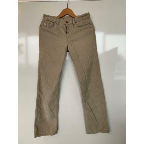 geweldige ribbroek Diesel vintage maat 28